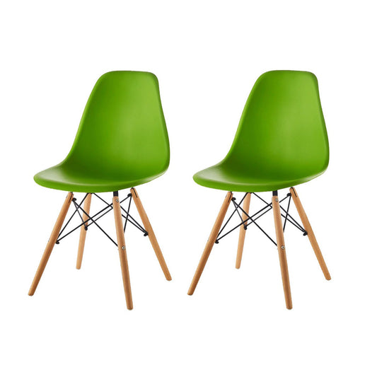 Set x2 Silla Eames Verde