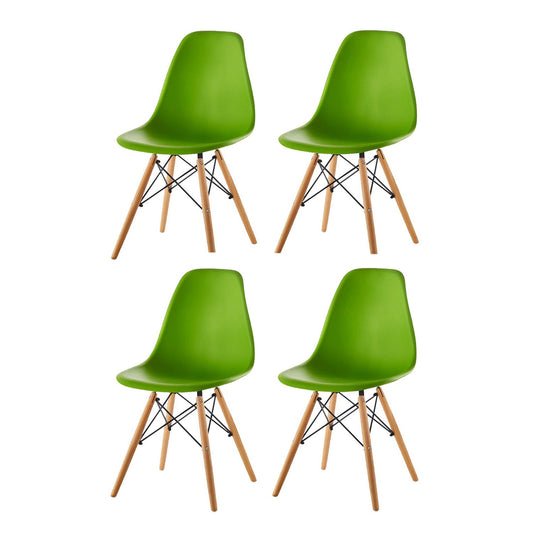 Set x4 Silla Eames Verde