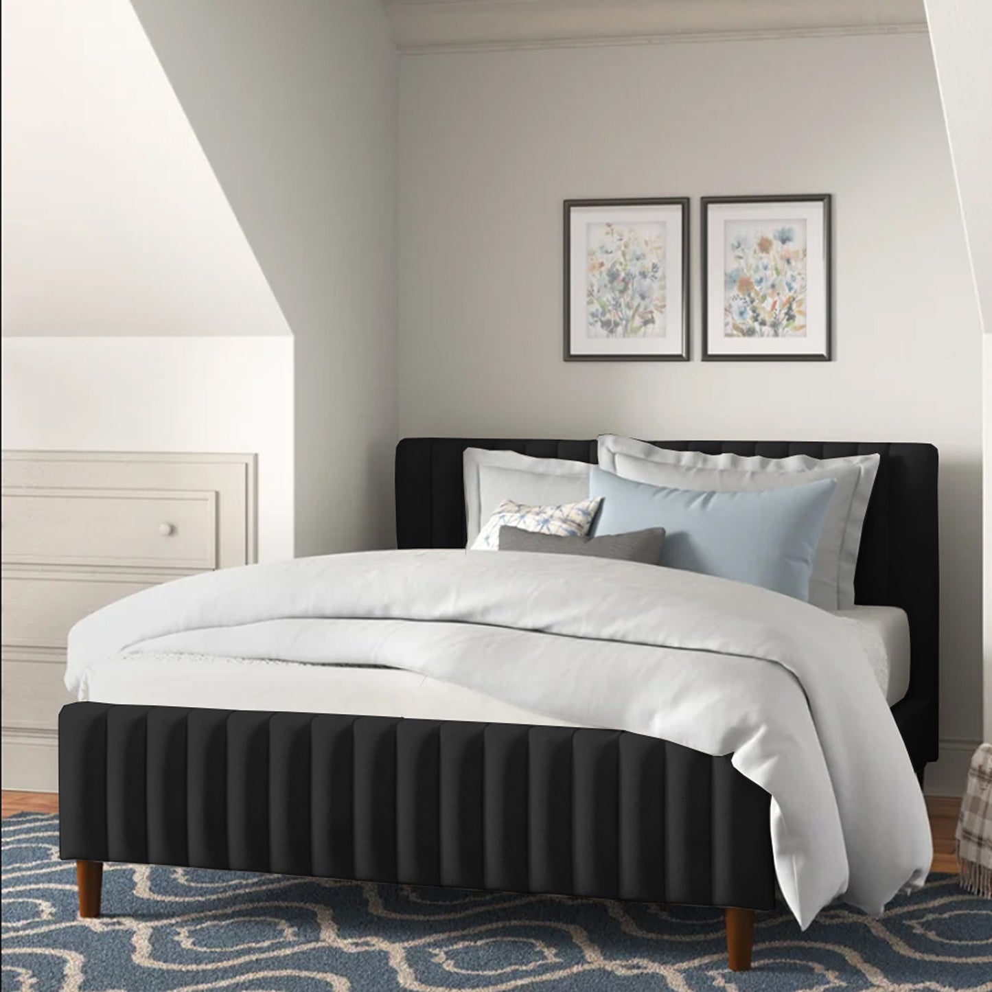 Cama Semidoble Vitale Negro