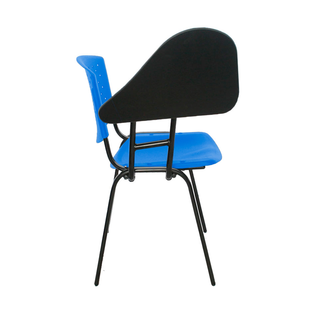 Silla Universitaria Lille Brazo Abatible azul