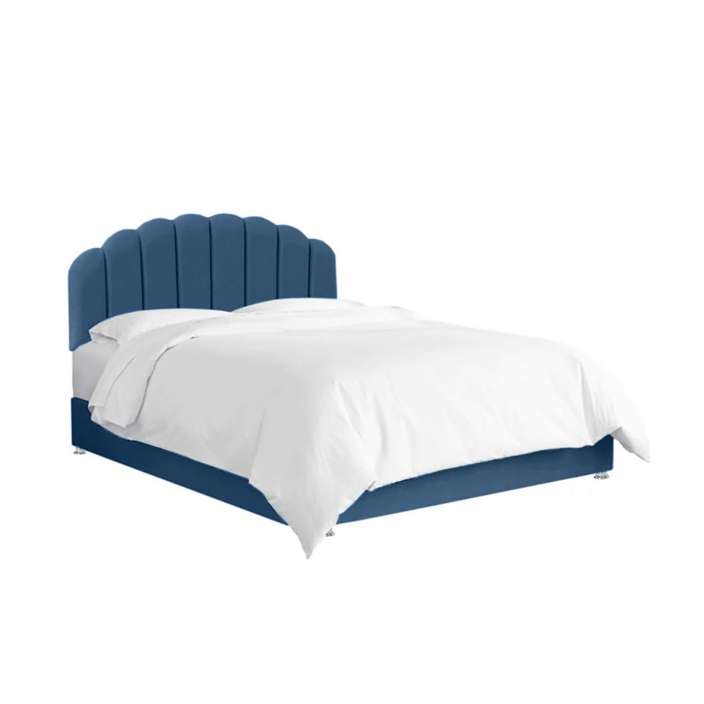 Base Cama con Espaldar Semidoble Infantil Coral azul