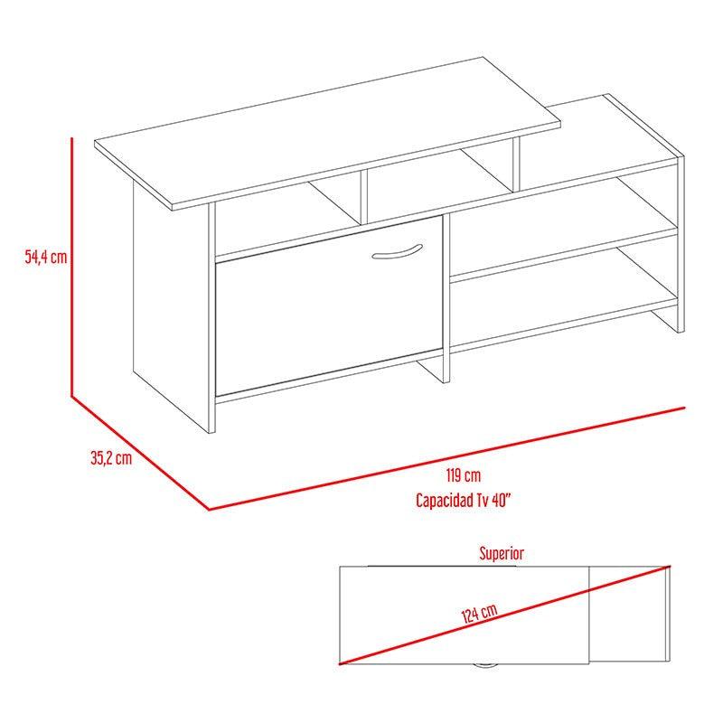 Combo Para Habitación Clupe Wengue Con Cama, Mesa De Noche Y Mesa Para Tv