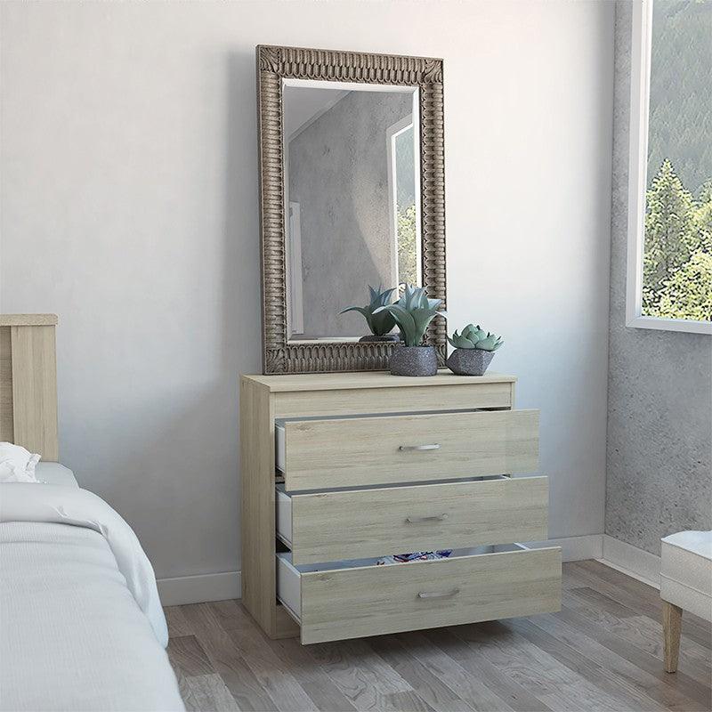 Comoda Lyvora Rovere + Blanco