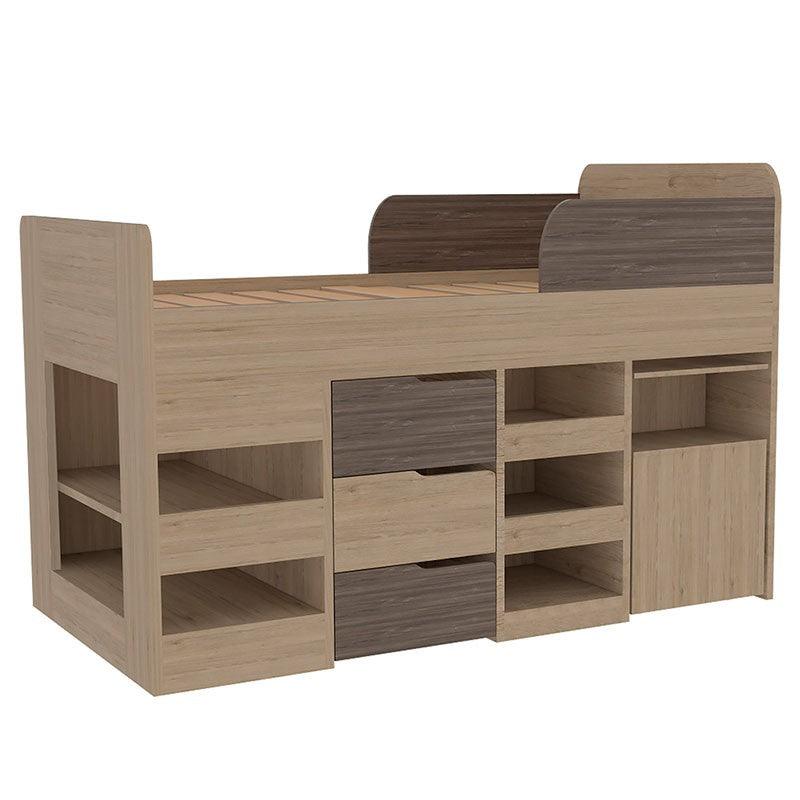 Combo Para Habitación Lehumbe Infantil Rovere Con Cama Y Escritorio