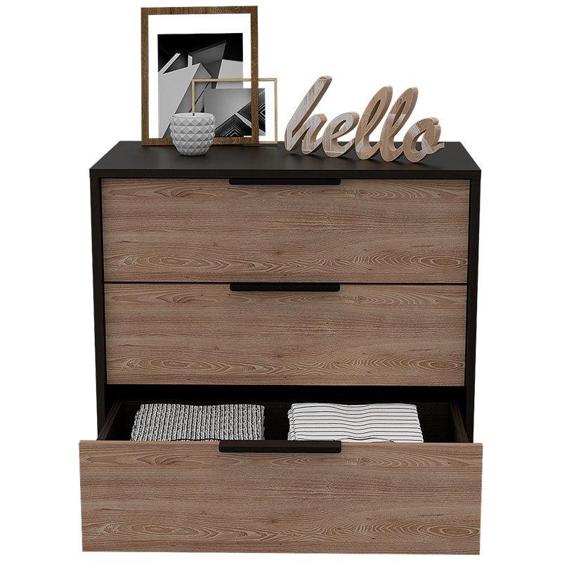 Comoda 3 Cajones Okria Wengue + Miel