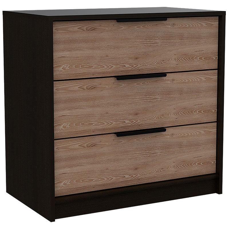 Comoda 3 Cajones Okria Wengue + Miel