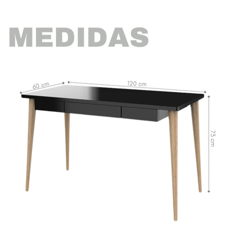 Escritorio para PC o Estudio Black Negro