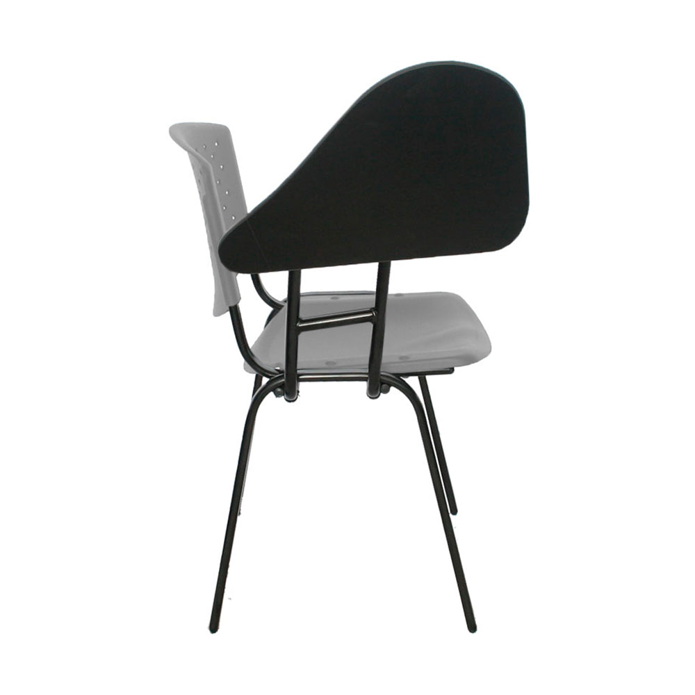 Silla Universitaria Lille Brazo Abatible gris