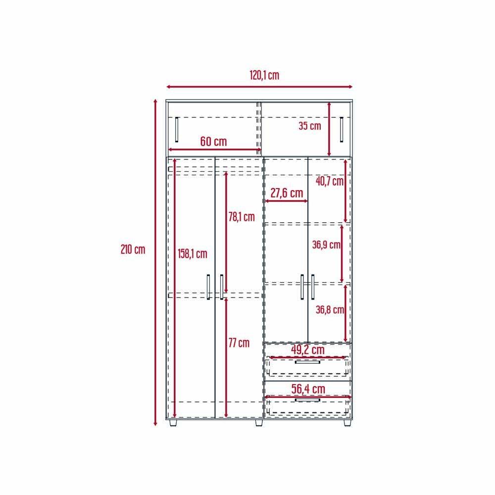 Closet Belegna Duna Y Blanco