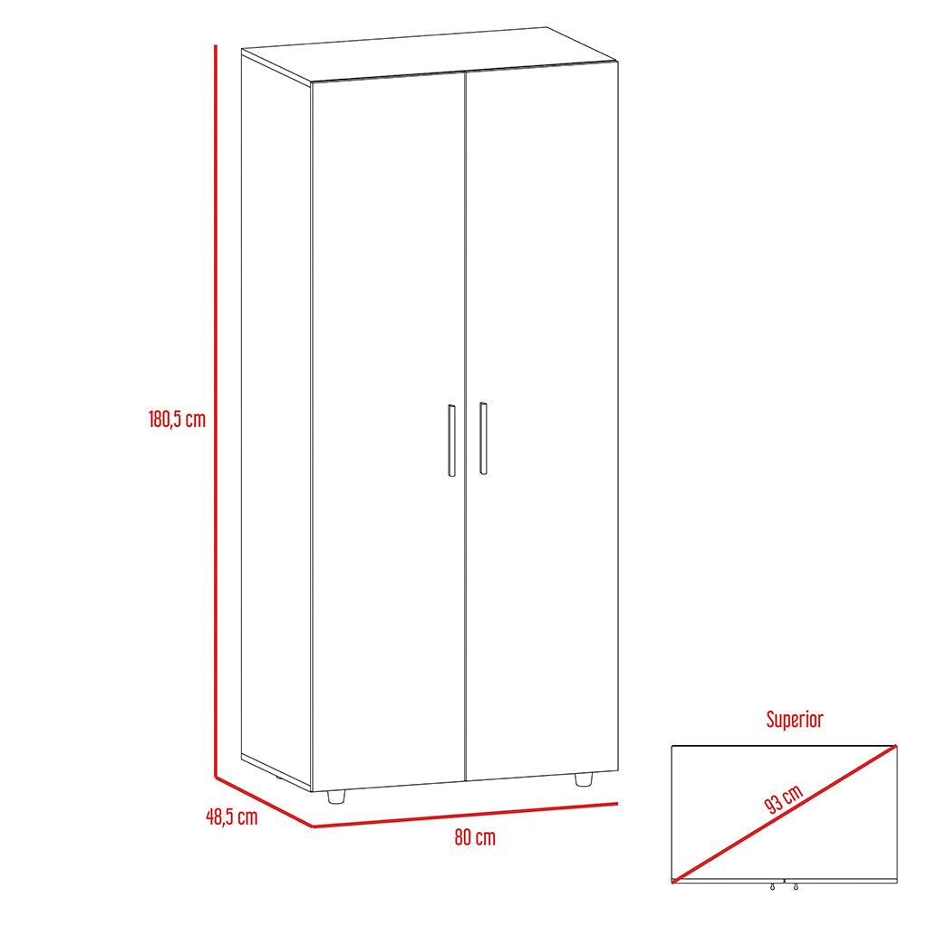 Closet Economico Gats Rovere Y Blanco