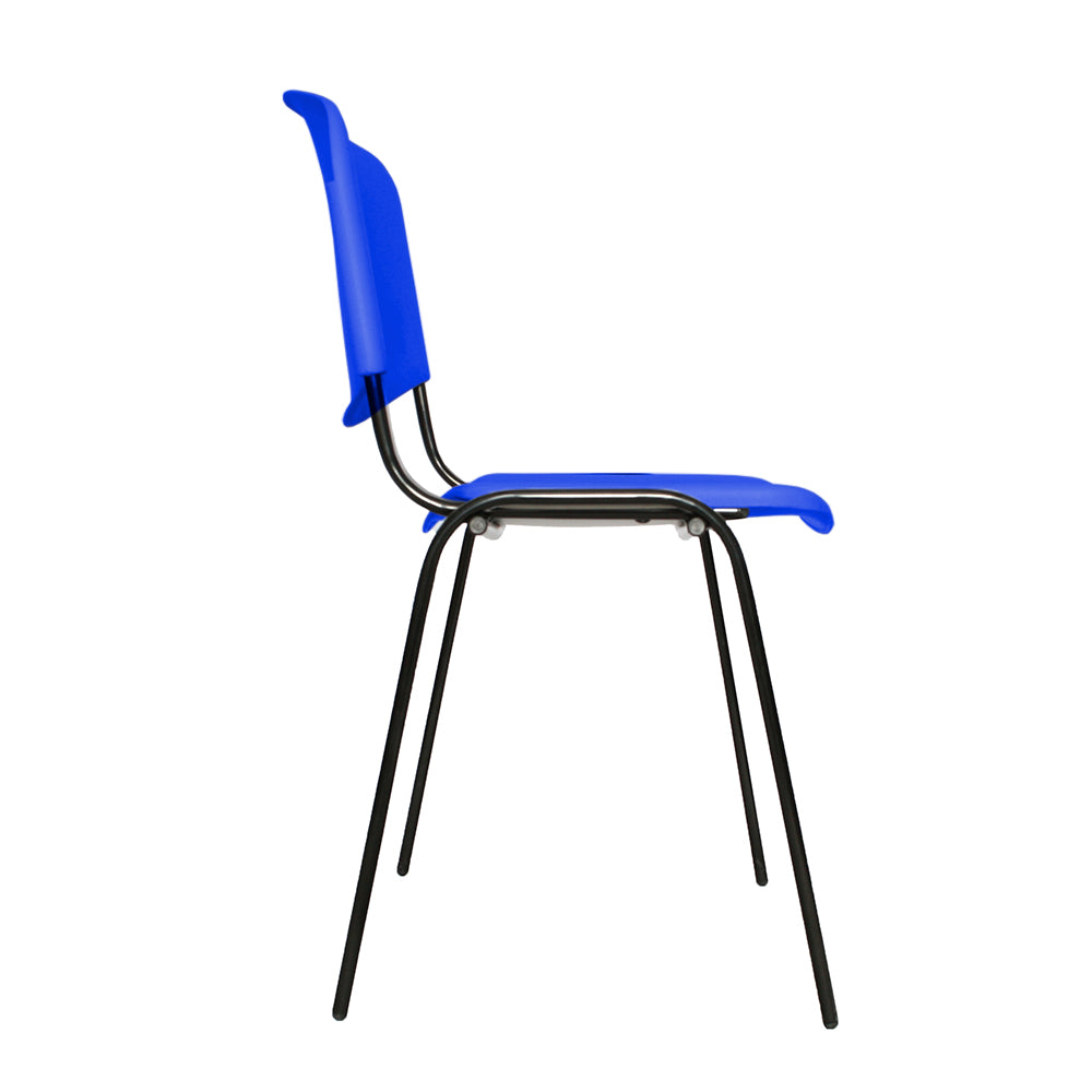 Silla Interlocutora Isosceles Plastica azul