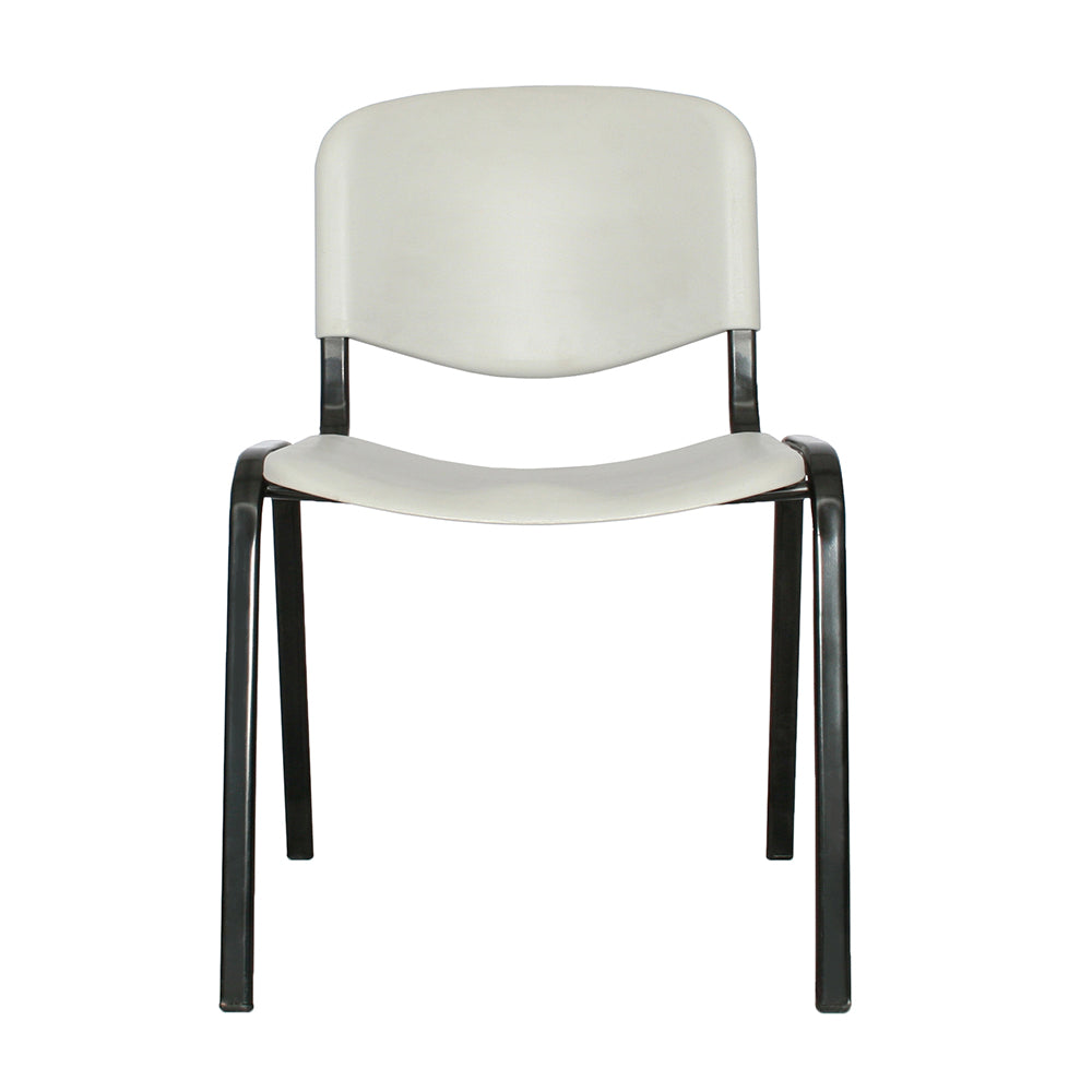 Silla Interlocutora Isosceles Plastica blanco