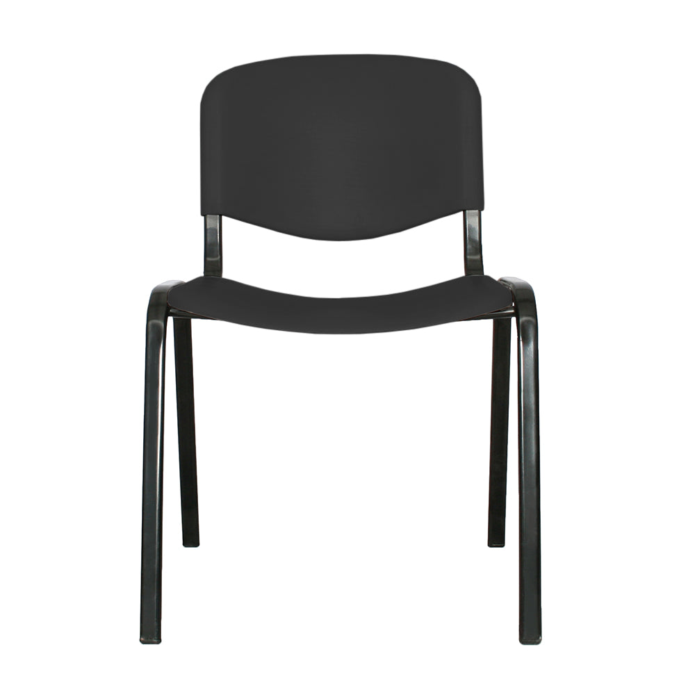 Silla Interlocutora Isosceles Plastica negro