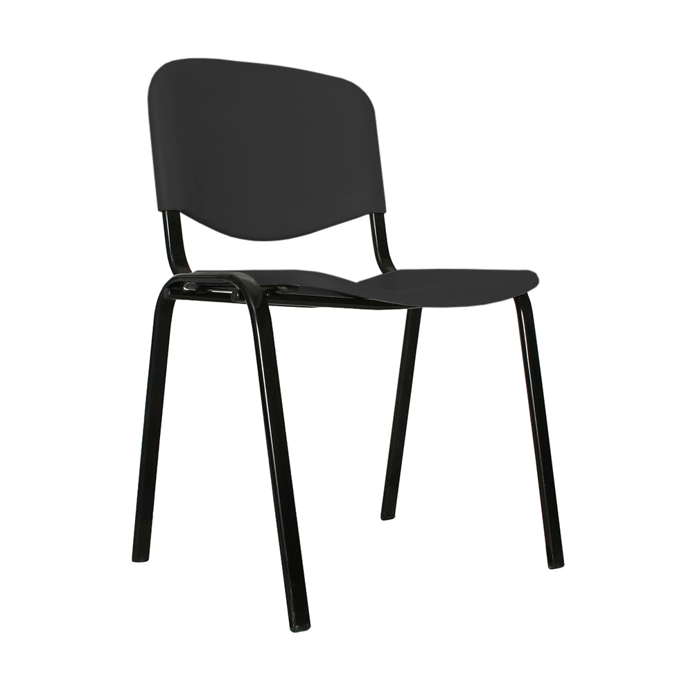 Silla Interlocutora Isosceles Plastica negro