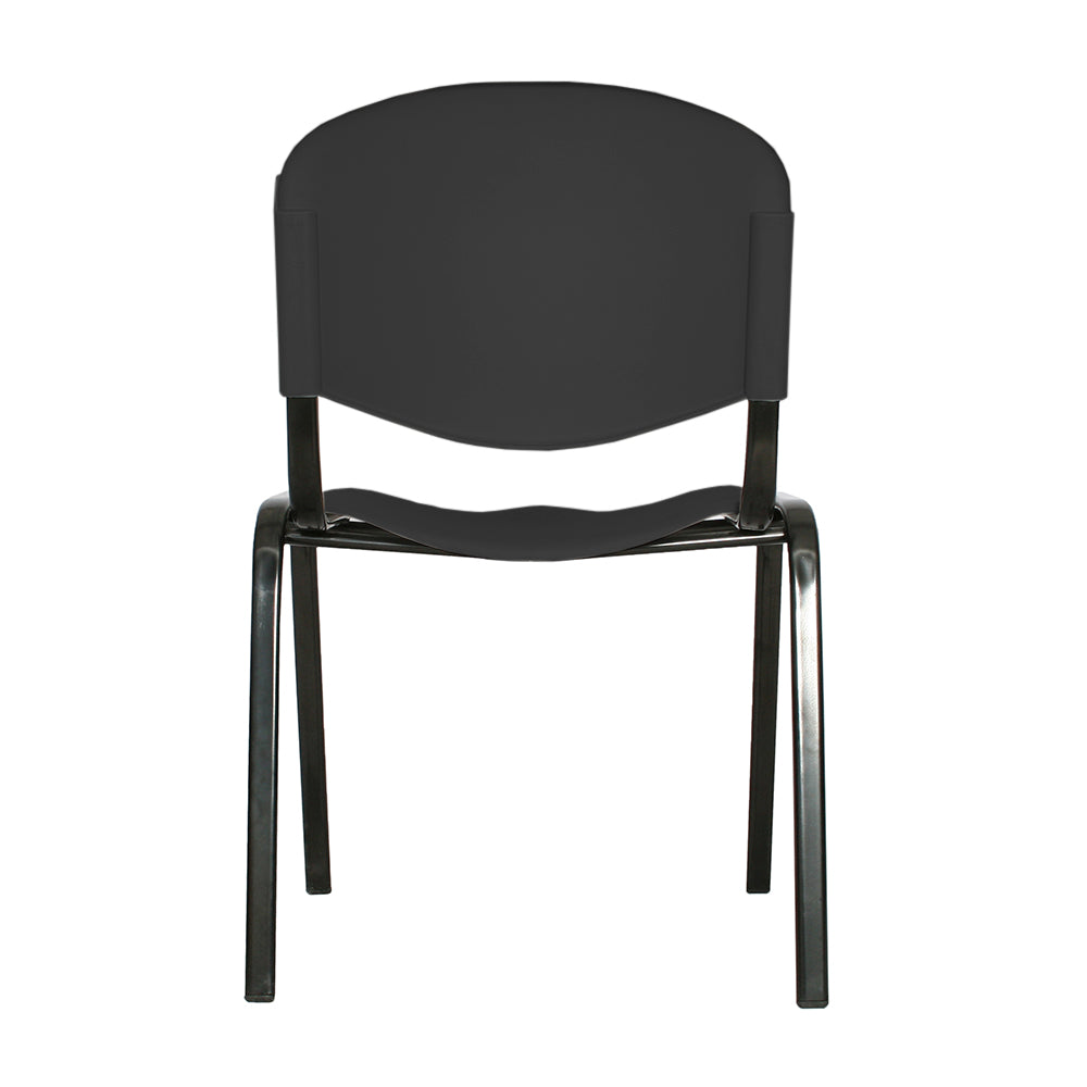 Silla Interlocutora Isosceles Plastica negro