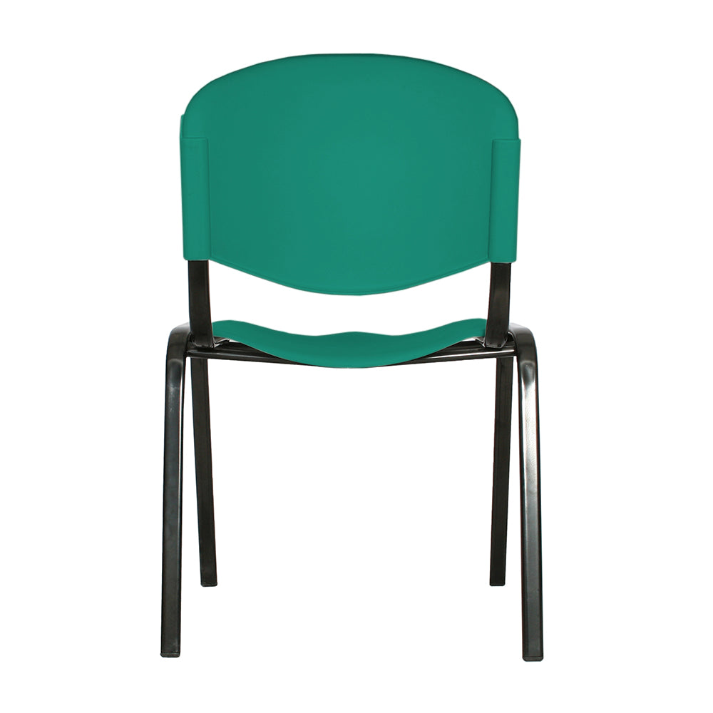 Silla Interlocutora Isosceles Plastica verde esmeralda