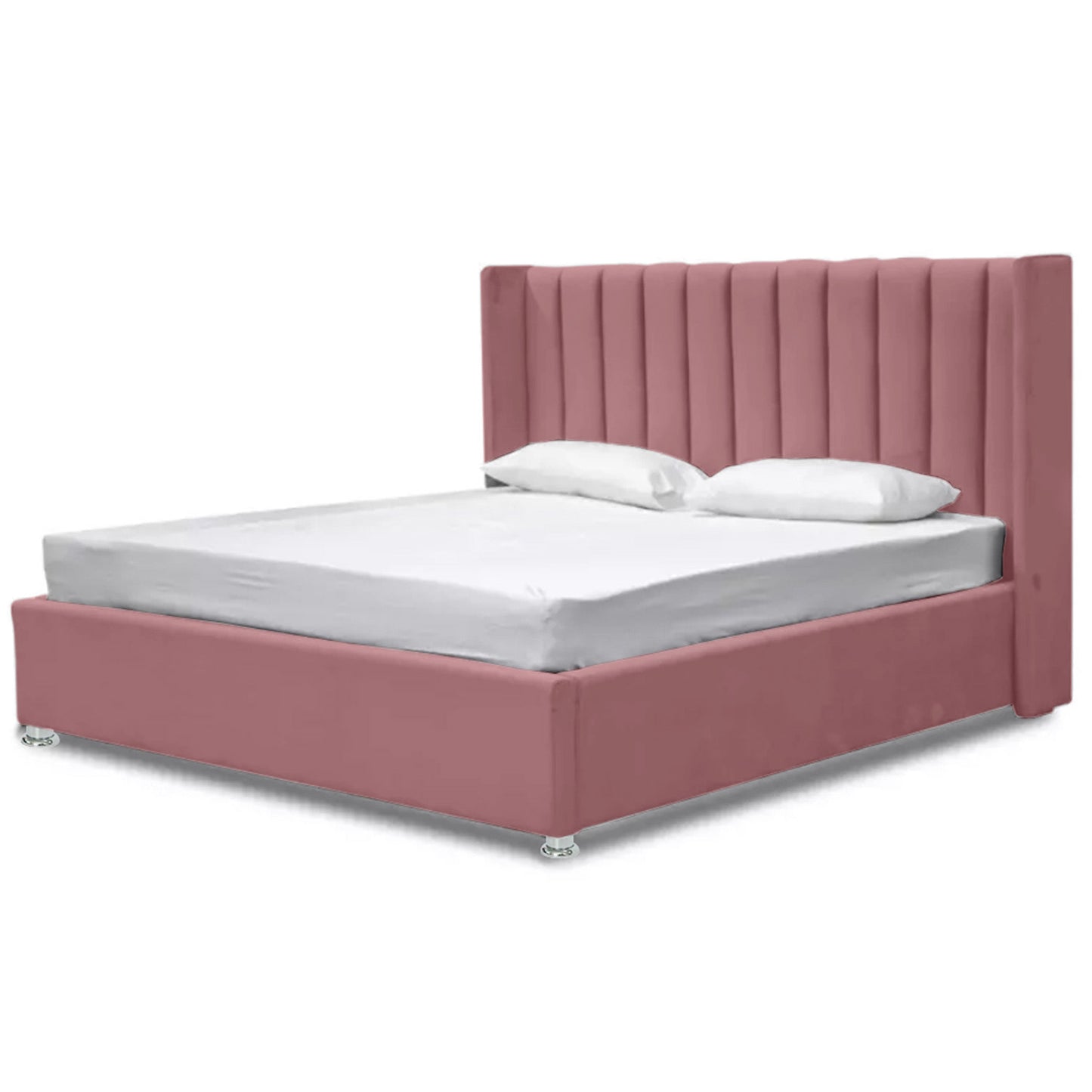 Base Cama Con Espaldar Semidoble Julieta Salmon