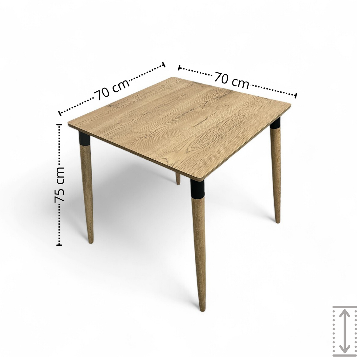 Mesa de Comedor Basic cuadrado madera