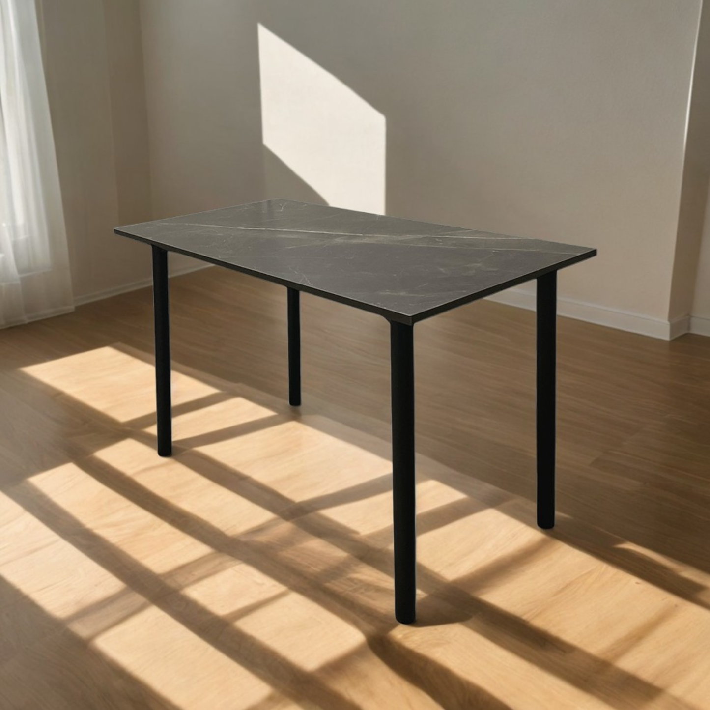 Mesa de Comedor Haby metalico negro