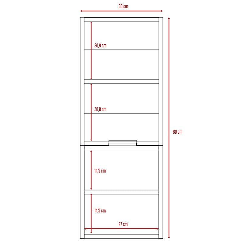 Mueble Auxiliar De Baño Lucoa Blanco