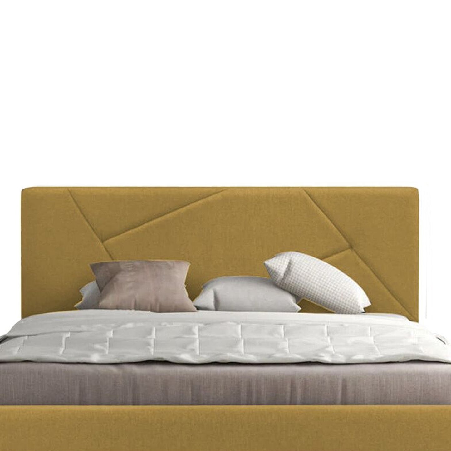 Espaldar de Cama King Hampton mostaza