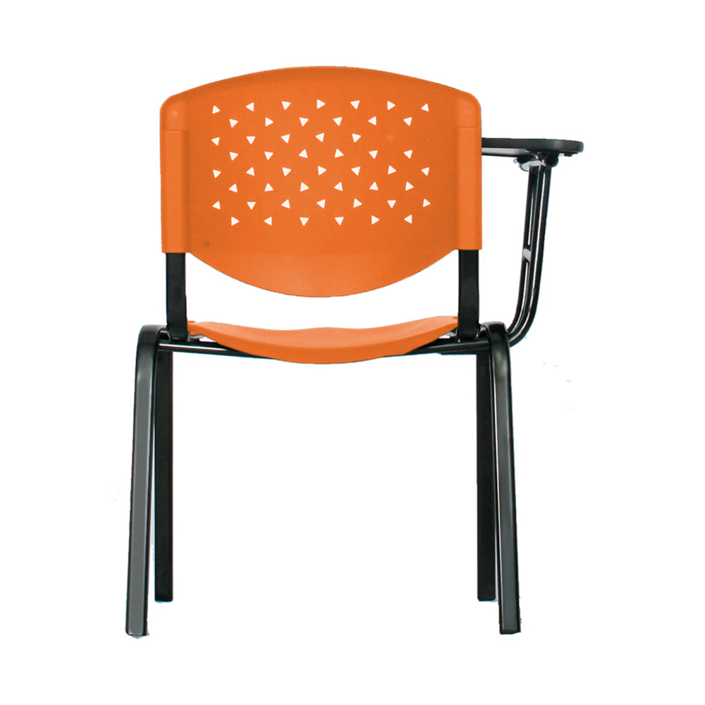 Silla Universitaria Lille Brazo Abatible naranja