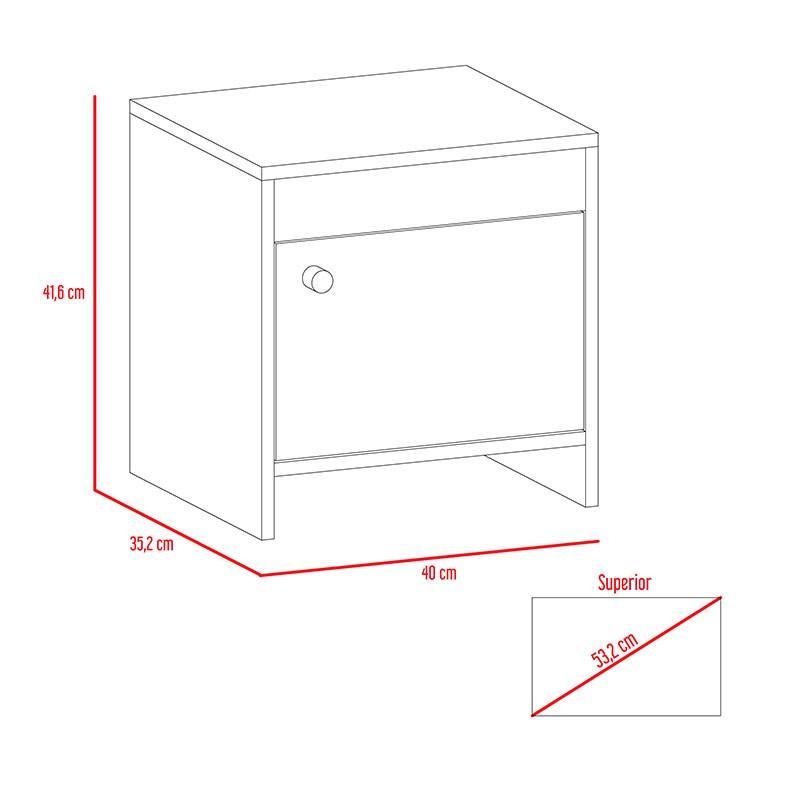 Combo Para Habitación Clupe Wengue Con Cama, Mesa De Noche Y Mesa Para Tv