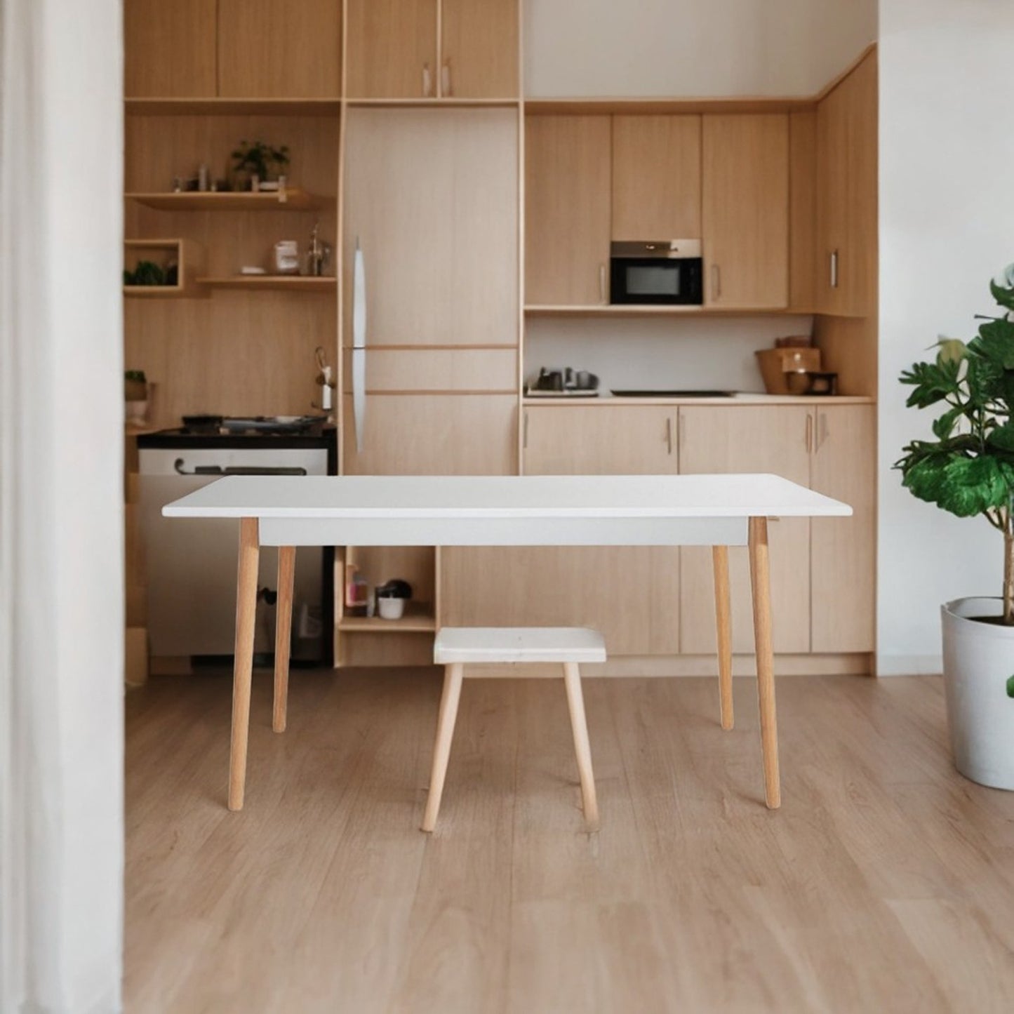 Mesa de Comedor White blanco