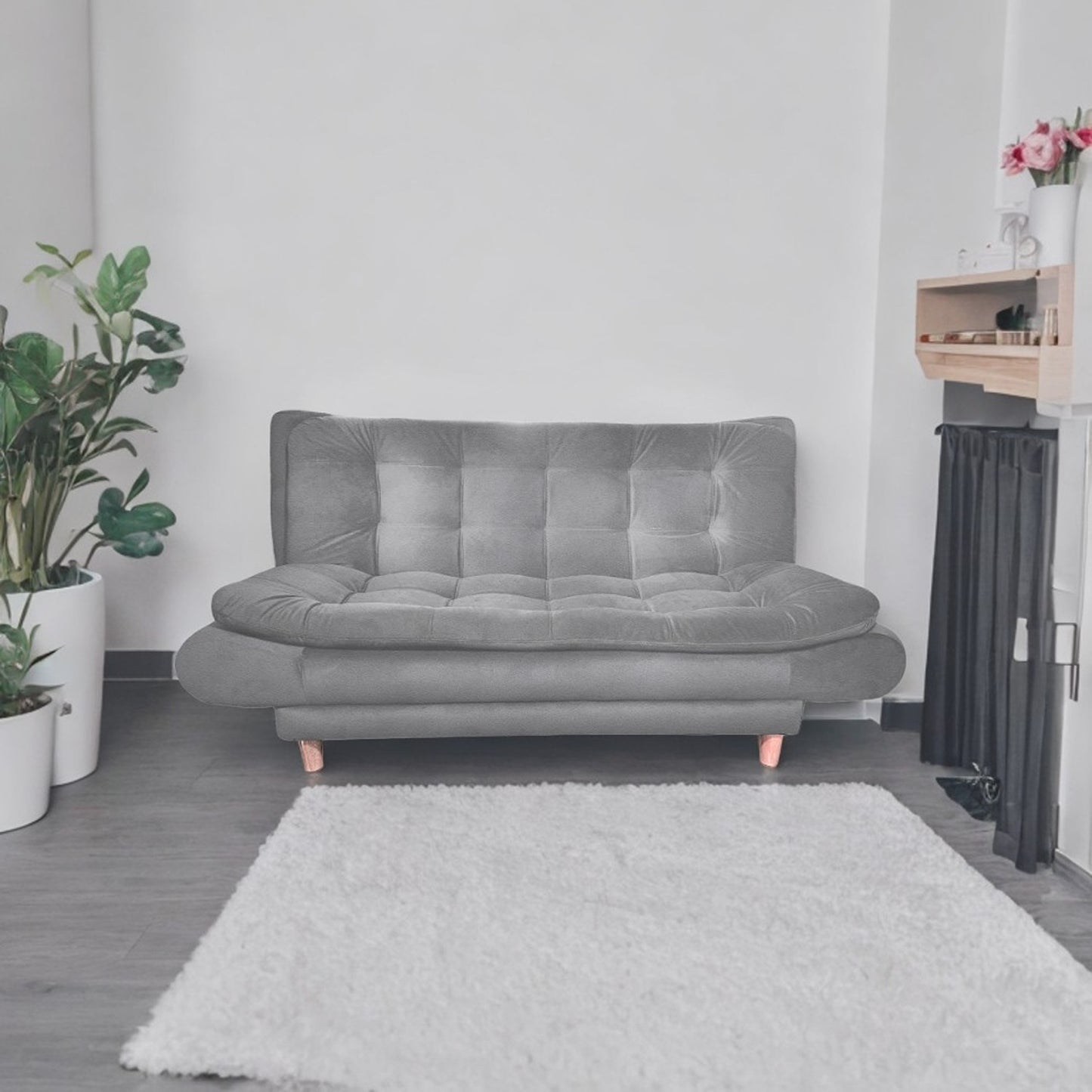 Sofa cama 3 Posiciones Clic Clac Kloe gris 180 cm