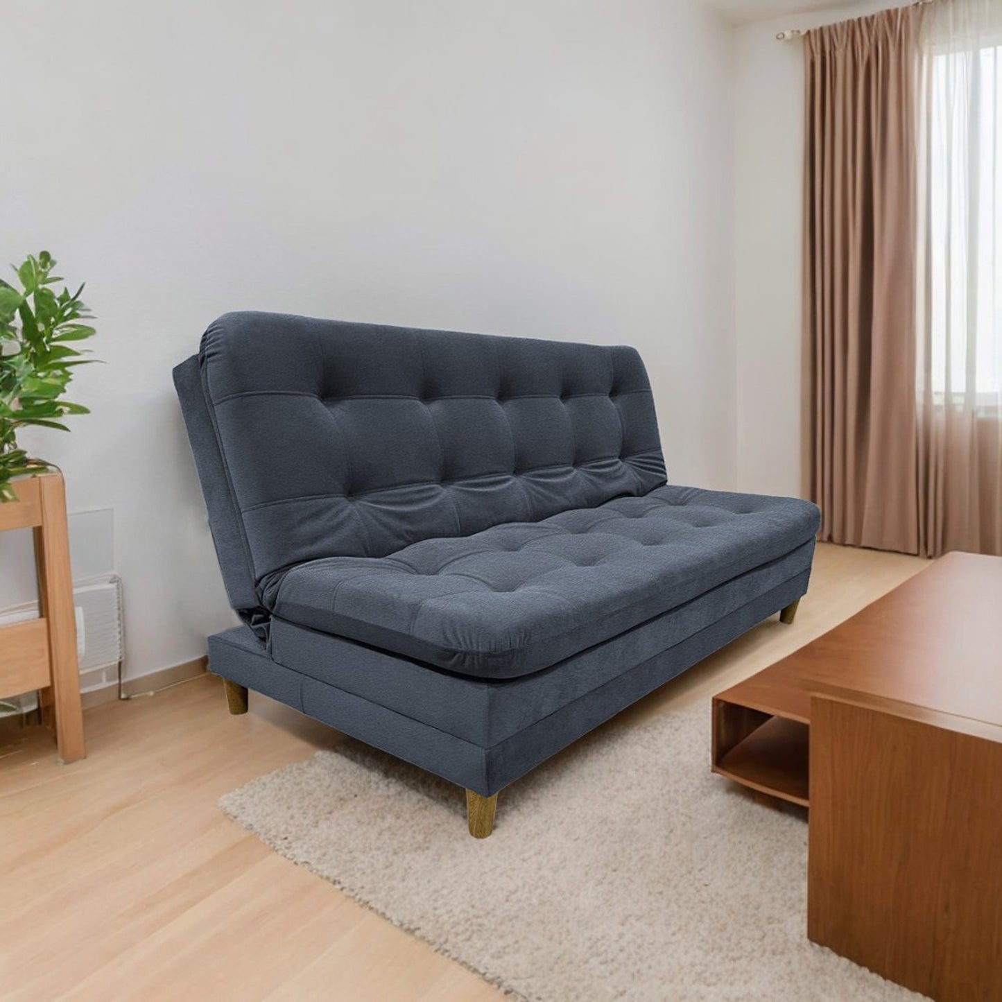 Sofa cama 3 Posiciones Clic Clac Yezz azul 170 cm