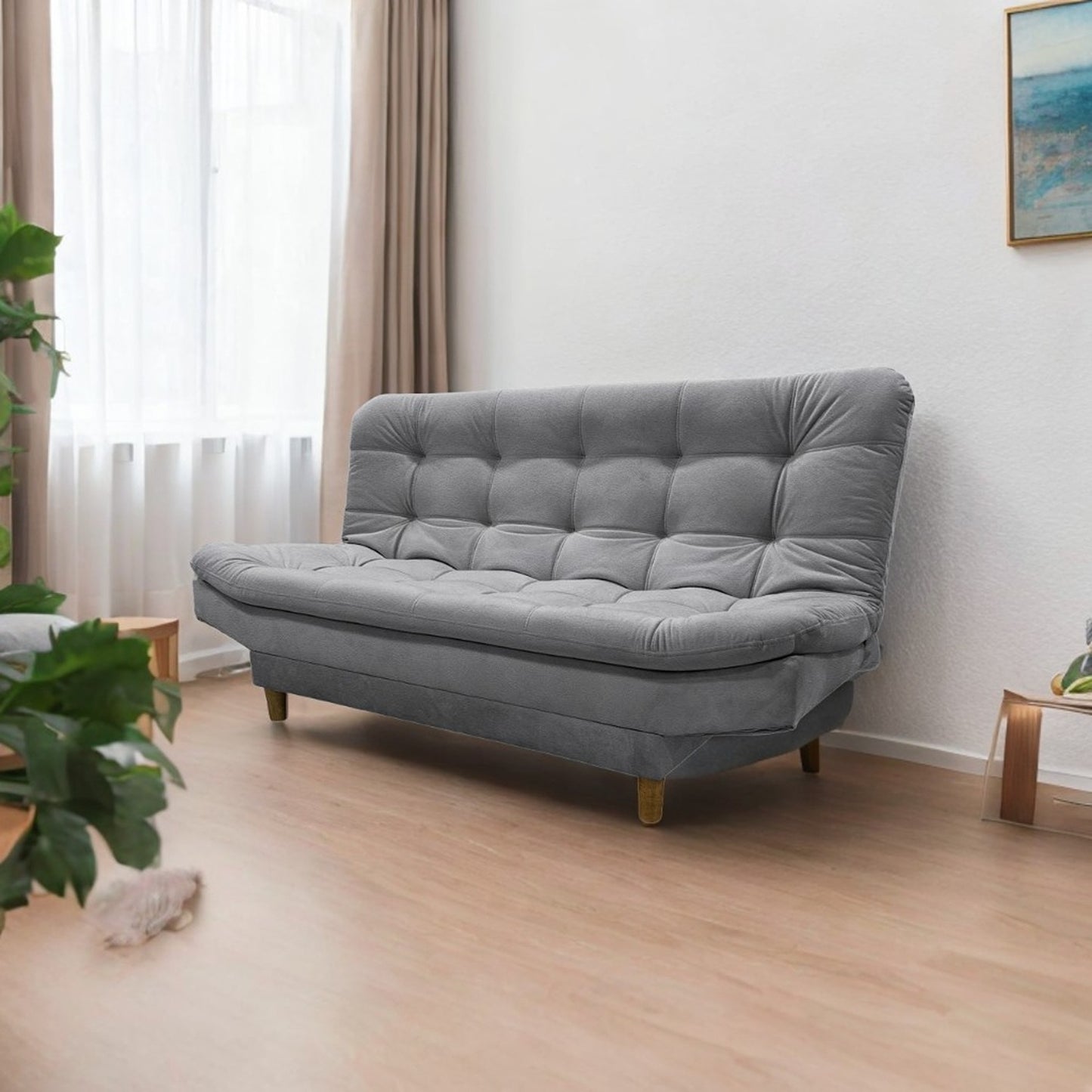 Sofa cama 3 Posiciones Clic Clac Zou gris 180 cm