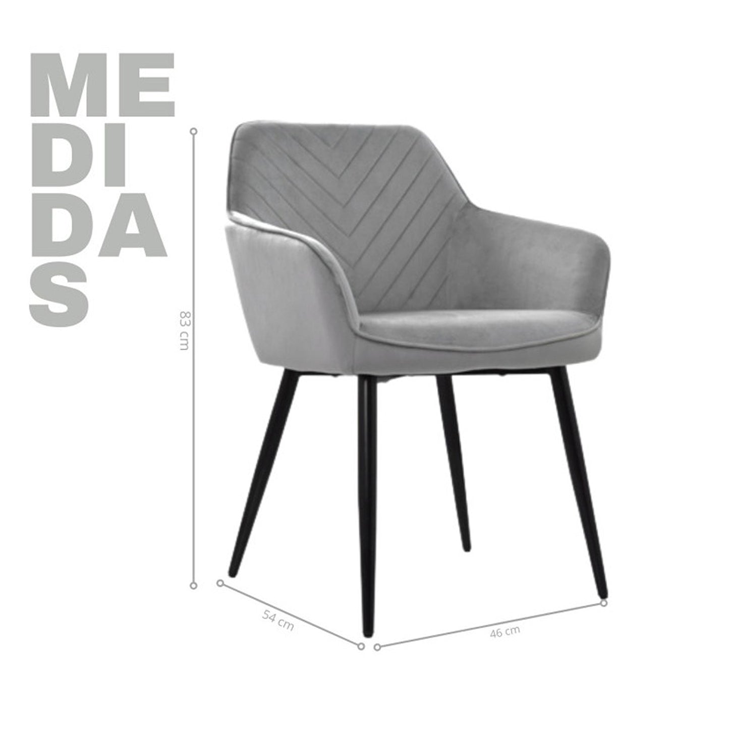 Set x2 Poltrona Piramid Gris