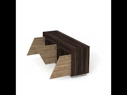 Rack Para Tv Lutrux Habano Miel
