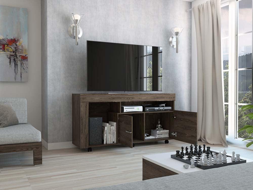 Mesa Para Tv Tolon Coñac Para Tv 60"