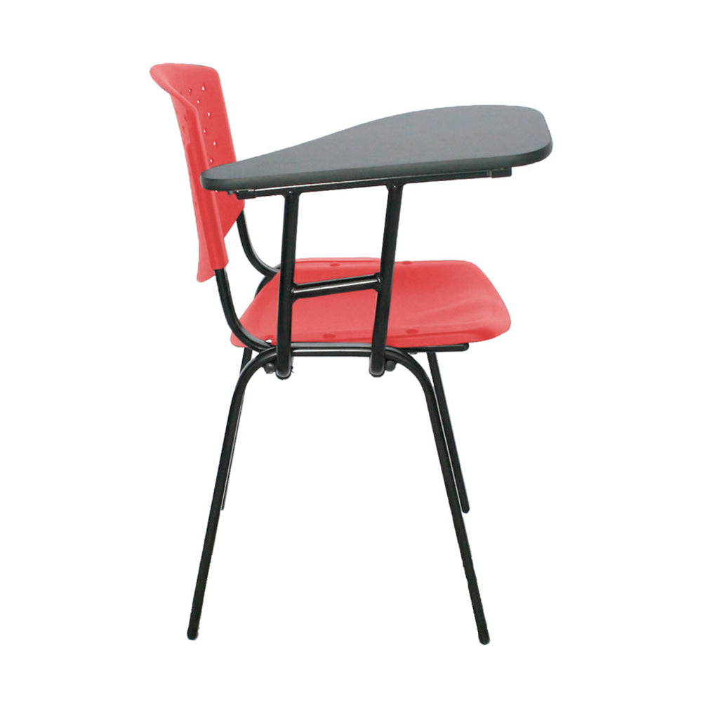 Silla Universitaria Lille Brazo Abatible rojo