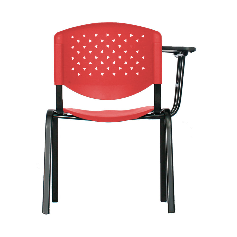 Silla Universitaria Lille Brazo Abatible rojo
