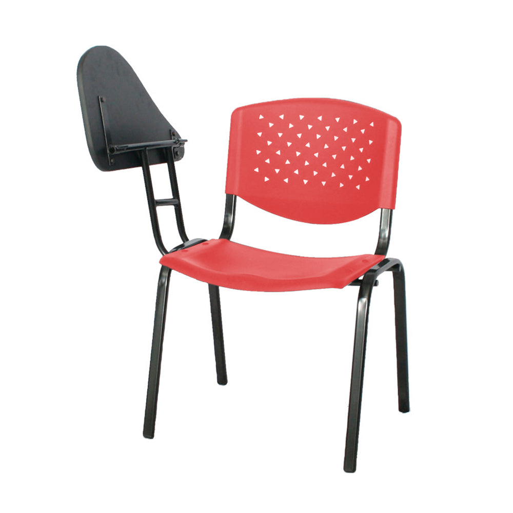 Silla Universitaria Lille Brazo Abatible rojo