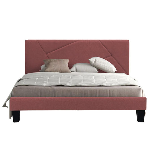 Base Cama Con Espaldar King Hampton Salmon