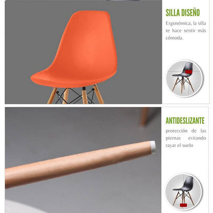 Silla Eames Naranja