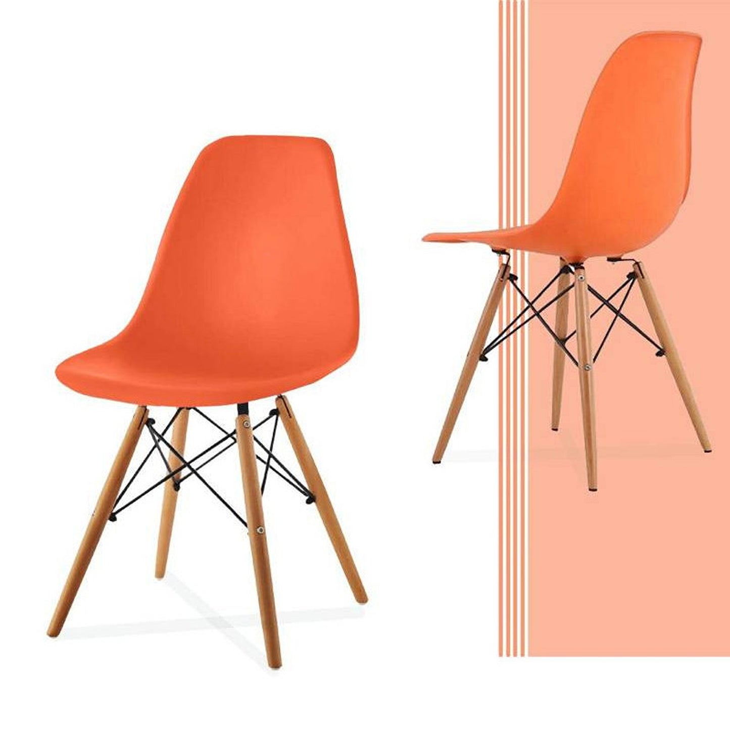 Silla Eames Naranja