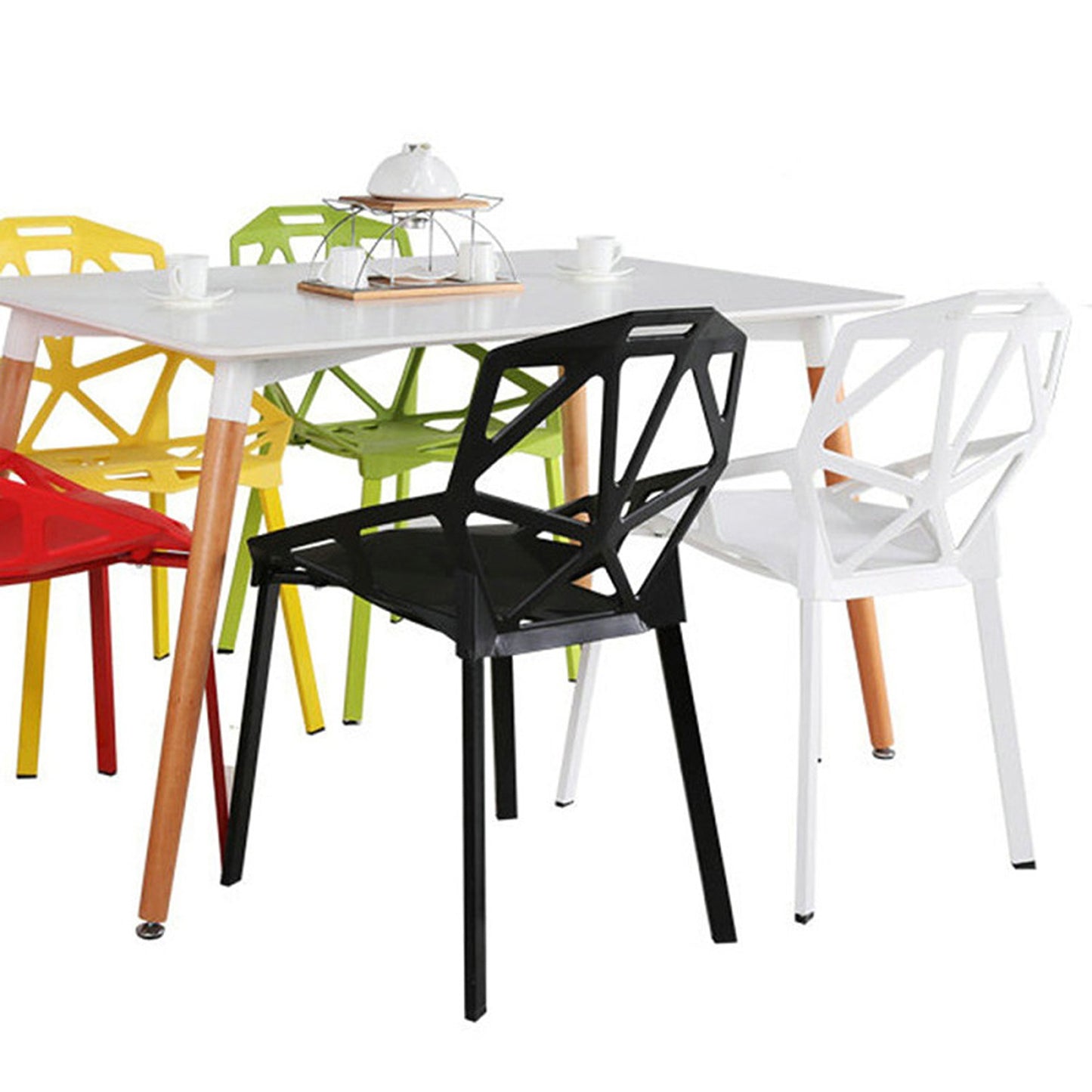 Silla Moderna Triangulo Negro