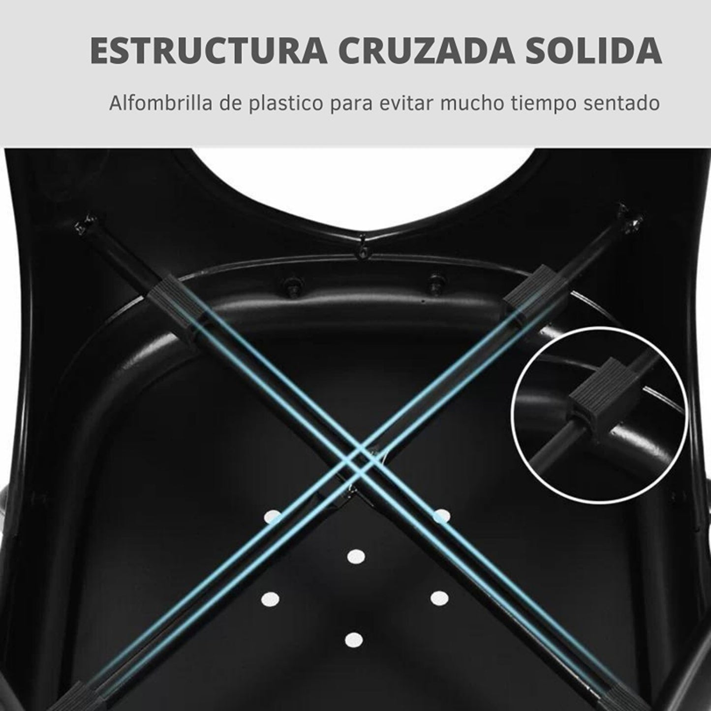 Set x4 Silla Turca Gris Plata