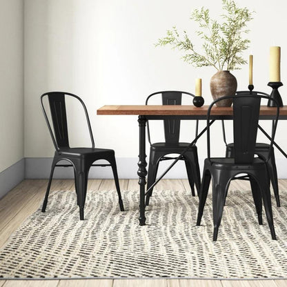 Set x4 Silla Turca Negro