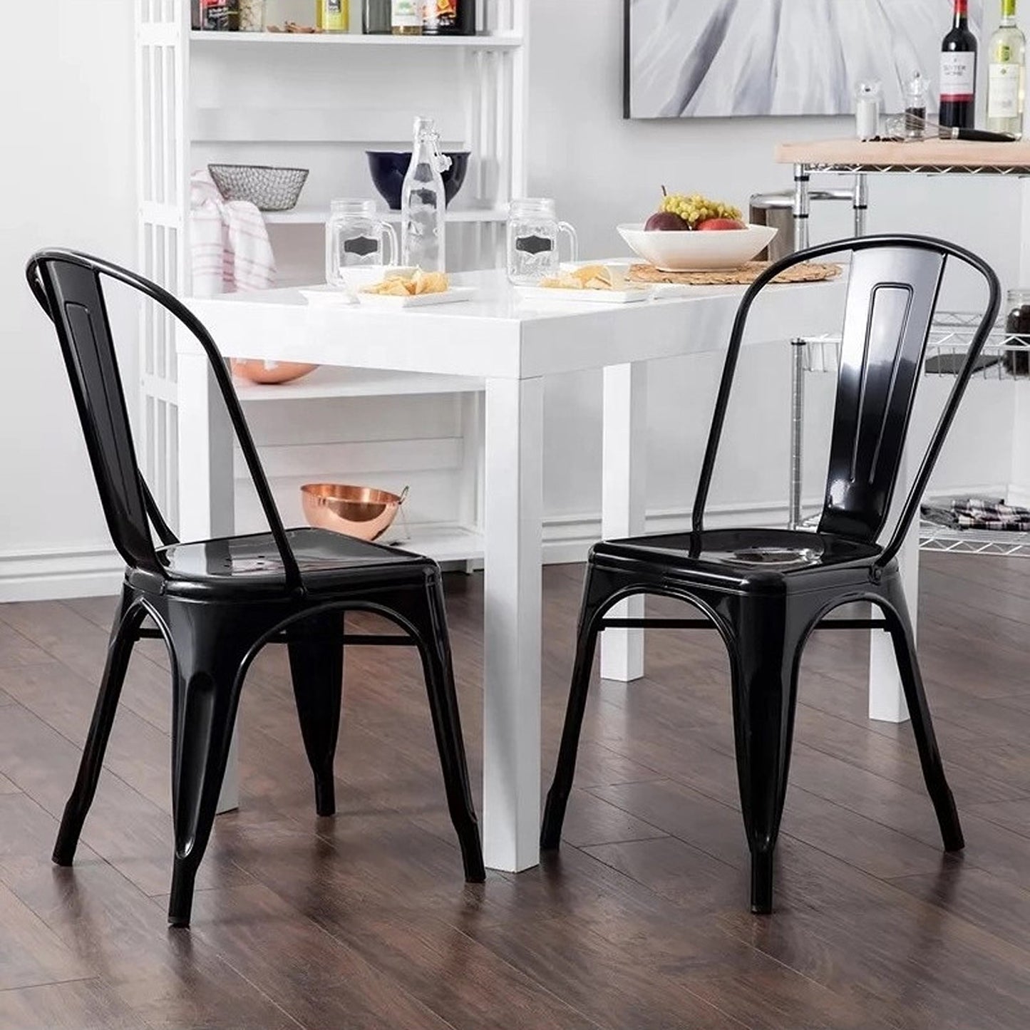 Set x4 Silla Turca Negro