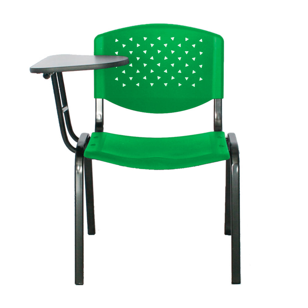 Silla Universitaria Lille Brazo Abatible verde