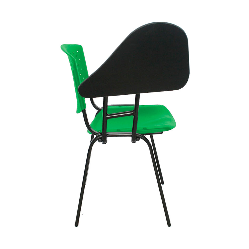 Silla Universitaria Lille Brazo Abatible verde