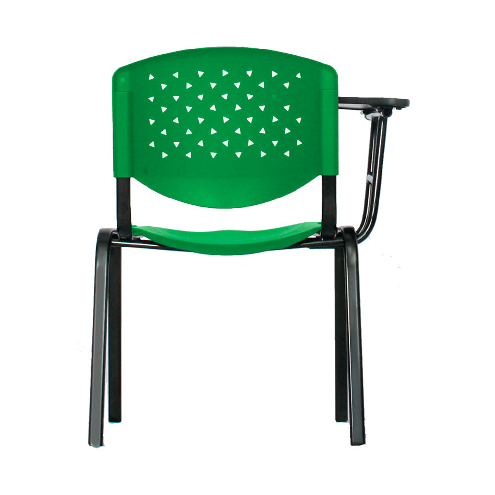Silla Universitaria Lille Brazo Abatible verde