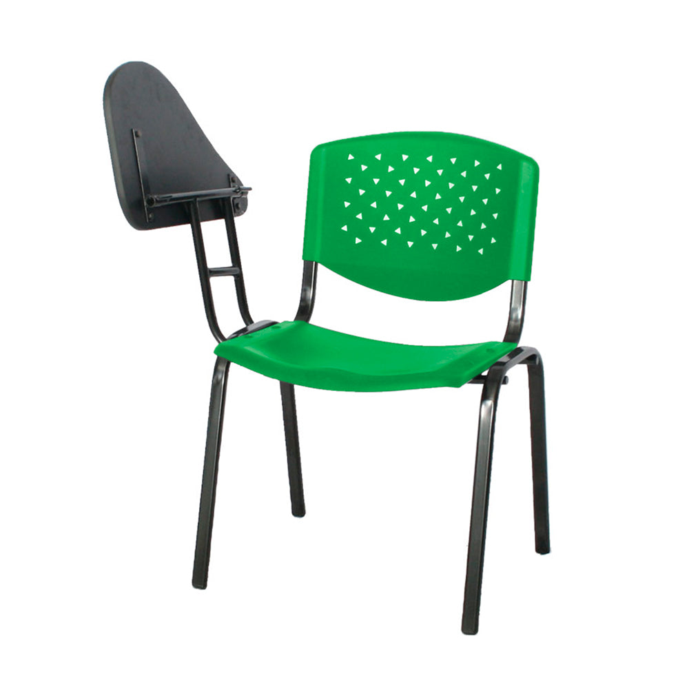 Silla Universitaria Lille Brazo Abatible verde