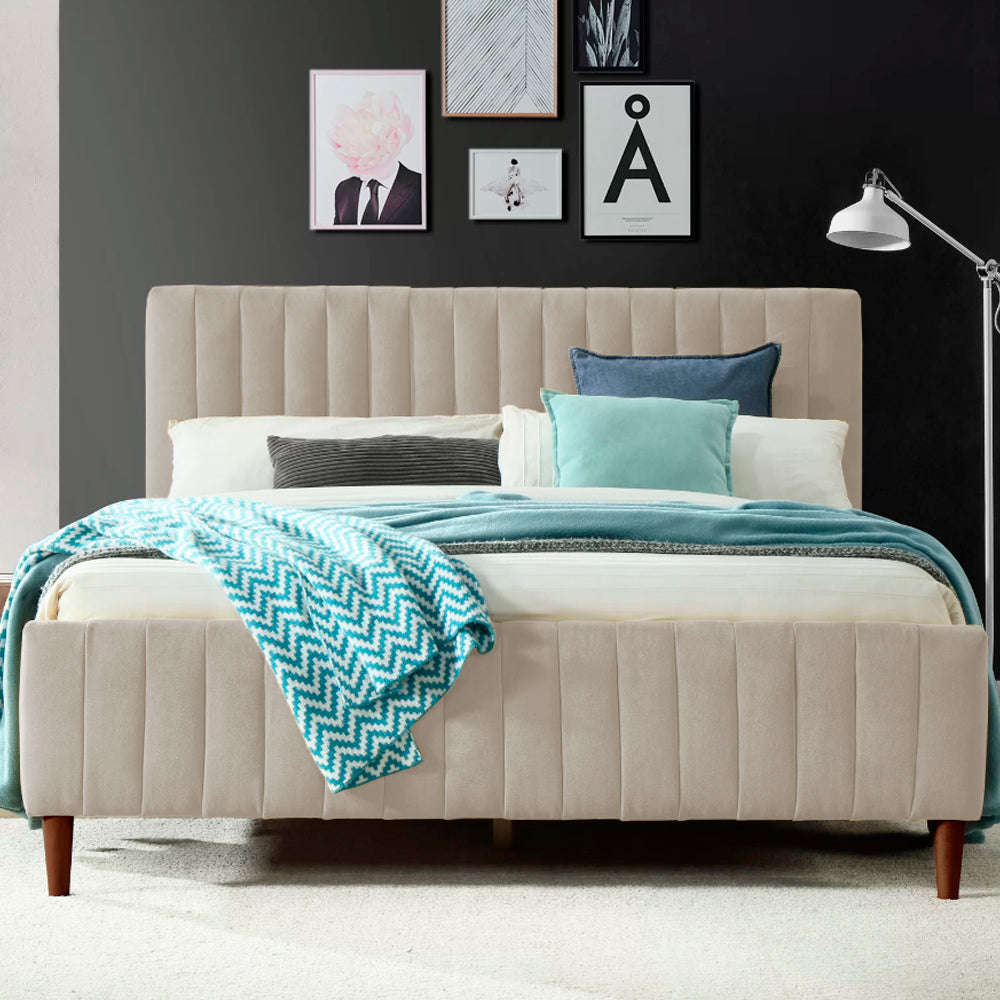 Cama Doble Vitale Beige