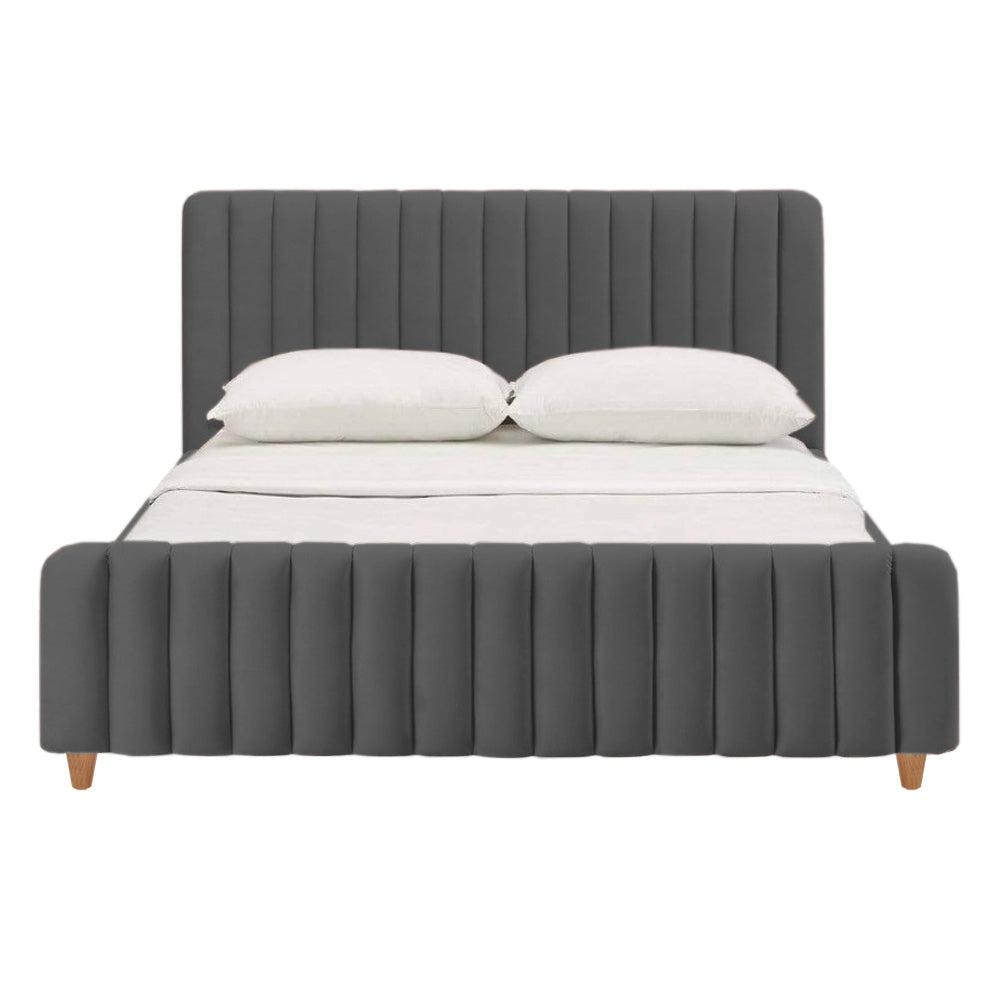 Cama King Vitale Gris Plomo